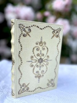 MED LINJER MINI lommeformat 9,5/14 cm Mother of Pearl lille lommeformat hardcover 176 sider