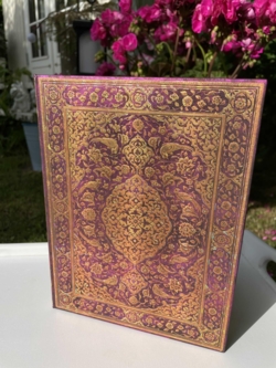 MED LINJER Magenta Garden stort format hardcover 18/23 144 sider med fugle