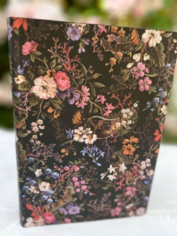 MED LINJER bøjeligt omslag Night Flowers 13/18 176  syrefri sider