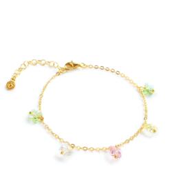 Introduktions-TILBUD Nyhed Delikat Sommerfugle-armbånd 18 karat forgyldt spar 145,- hele sommeren Normalpris vil blive 495,-