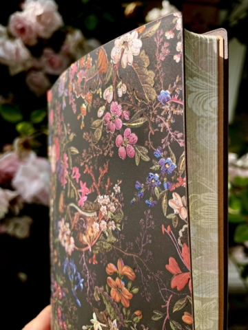 MED LINJER bøjeligt omslag Night Flowers 13/18 176  syrefri sider