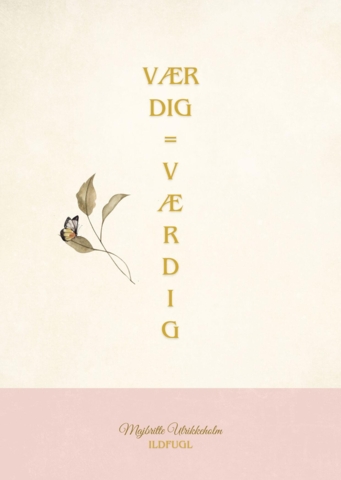 VÆR DIG - KRAFT  2 A6 postkort med farvetryk på begge sider og afrundede hjørner + to kuverter