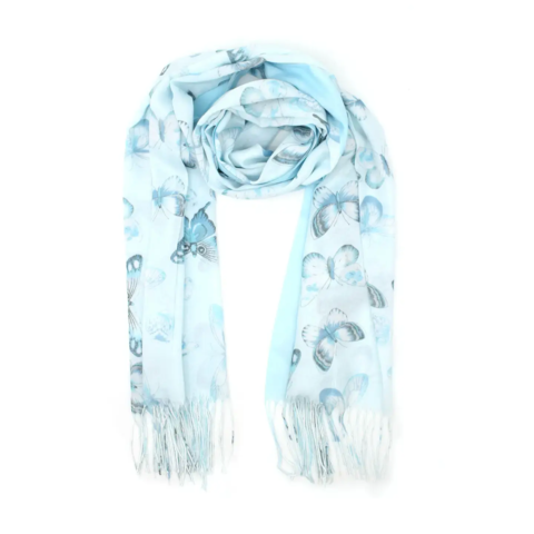 Sommerfugletørklæde viskose