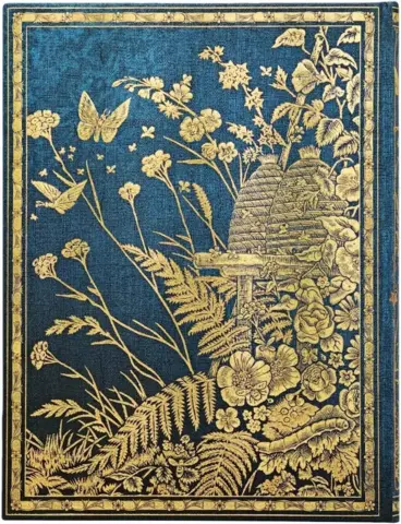 MED LINJER Butterfly World 18/23 cm 144 syrefri sider indbundet som smuk antik bog fra Canadisk firma