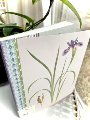 2 stk IRIS notesbog A5 med omslag som blød hud og smukke indersider 100 nummererede sider MED LINJER og stjerneskud pakket i smukke gaveposer Skriv hvis du ikke ønsker indpakning