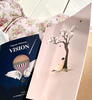 TILBUD Vision + sanselig notesbog A5 80 sider naturfarvede og creme uden linjer dekorativ synlig ryg