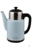 Is-blå Fantastisk stor og smart retro elkedel med termokande-effekt og temperaturvalg 1,7 liter (BEMÆRK grundet kassens størrelse pakkes denne IKKE i gaveindpakning) FRI FRAGT