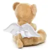 Skyts-Bamse-Engel med lille smuk rose - den fineste gave