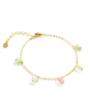 Introduktions-TILBUD Nyhed Delikat Sommerfugle-armbånd 18 karat forgyldt spar 145,- hele sommeren Normalpris vil blive 495,-