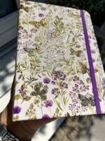 MED LINJER Butterfly-Field (Lilla) lille notesbog 13/18 cm 160 sider hardcover