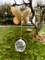 Håndlavet lysfanger sommerfugl i gaveæske fremstillet i Tyskland